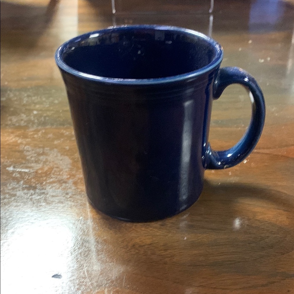 Fiestaware Lapis Blue “D” Style Handle Mug